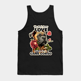 Cane Corso Valentine's day Tank Top